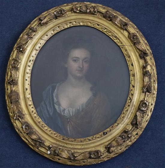 English School circa 1700 Portraits of members of the Yate family; 13.5 x 11.5in.